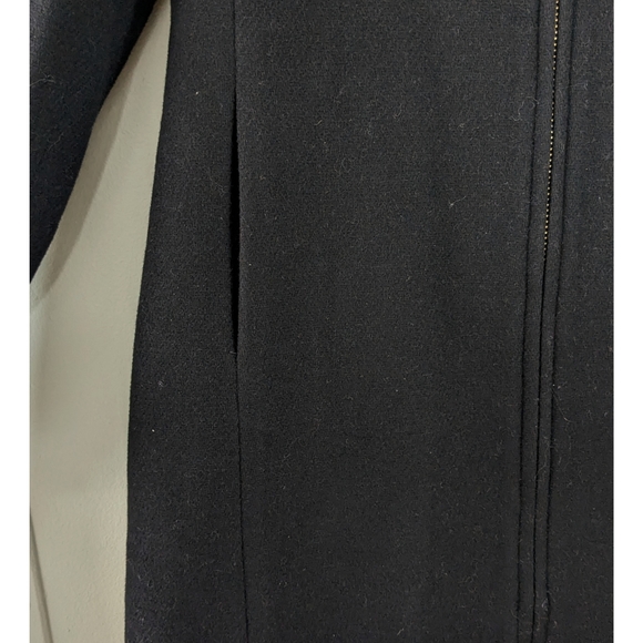 NWT J.Crew Black Lodge Italian Wool Silk Lined Jacket SZ 4 - Picture 6 of 8